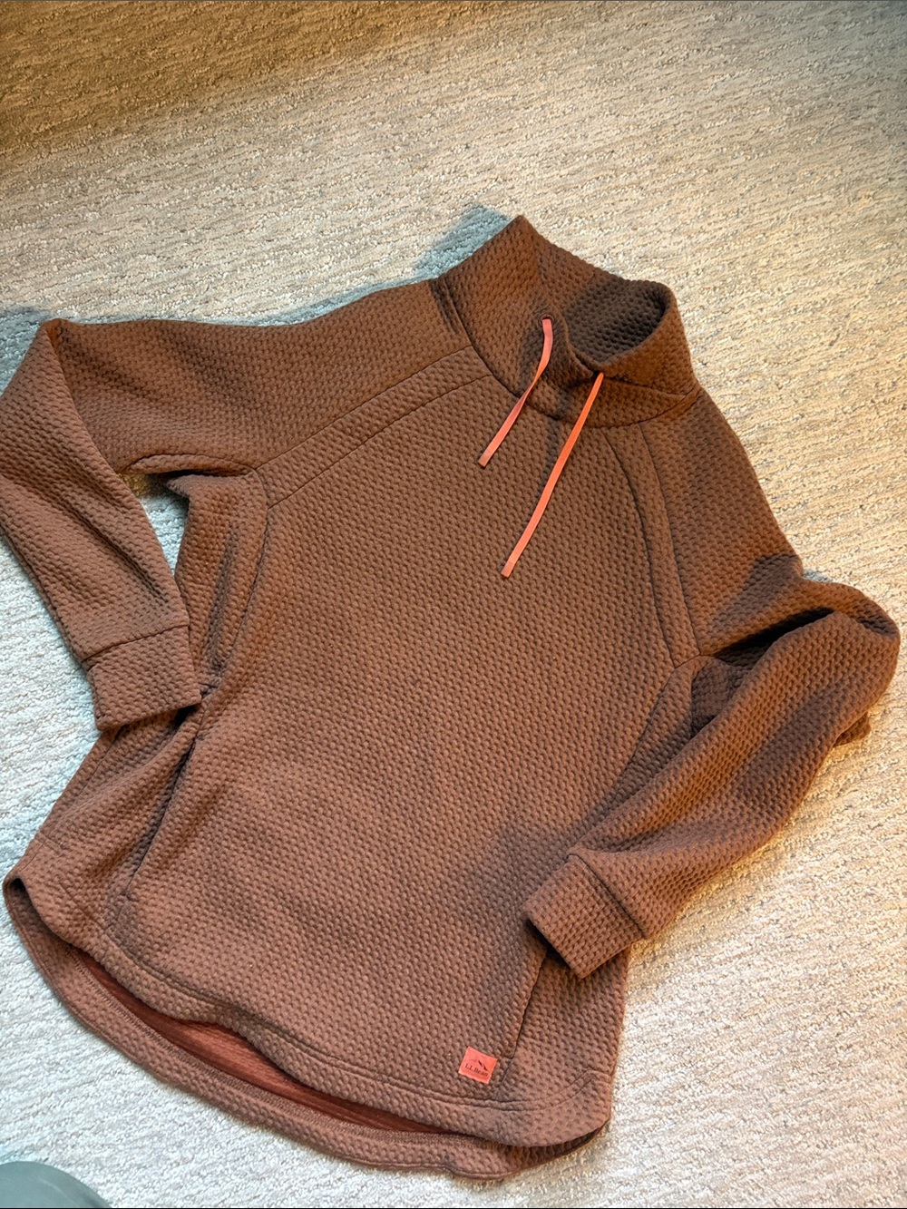 L.L. Bean Ridgeknit Crossneck Pullover